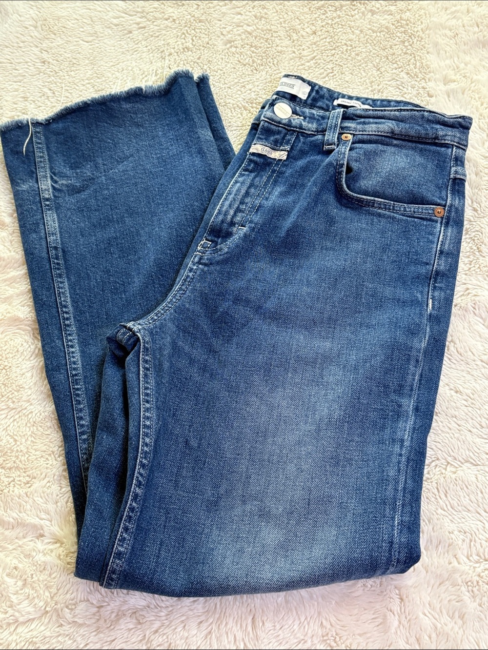 Closed Medium Blue Denim Organic Cotton Made in Italy Luxury Jeans Size 30